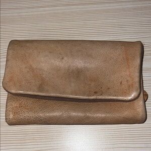 Free People Boho Leather Wallet Pouch